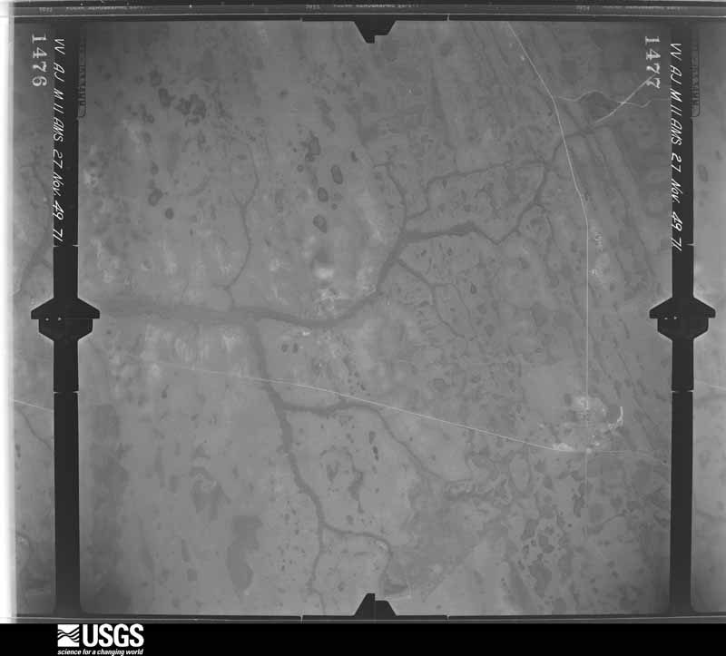 U.S. Geological Survey aerial photograph, 1949-11-27, scale 1:60000
