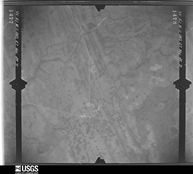 U.S. Geological Survey aerial photograph, 1949-11-27, scale 1:60000