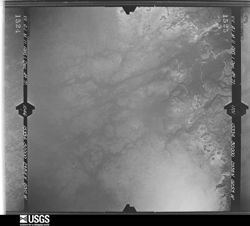 U.S. Geological Survey aerial photograph, 1949-12-01, scale 1:60000
