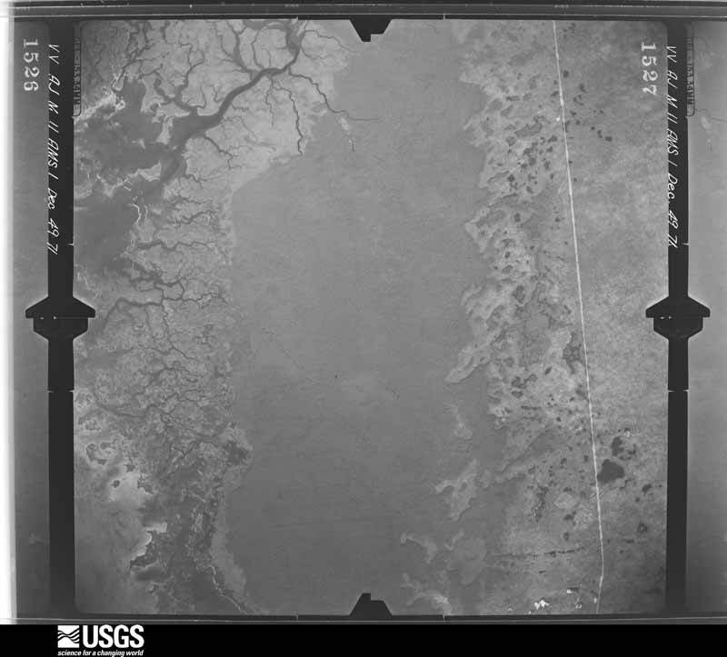 U.S. Geological Survey aerial photograph, 1949-12-01, scale 1:60000