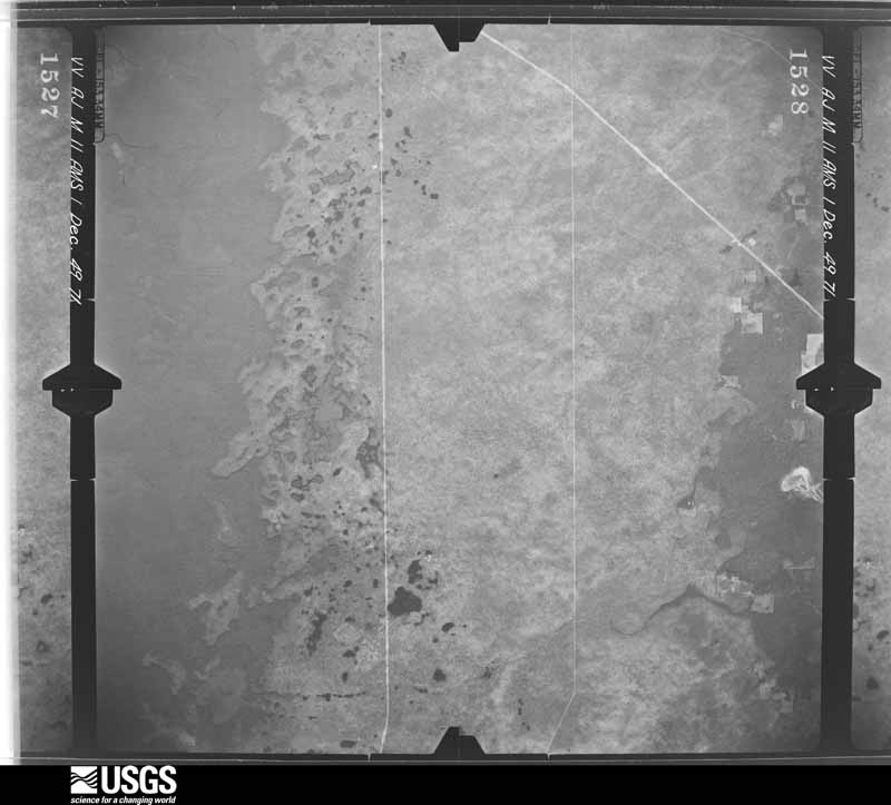 U.S. Geological Survey aerial photograph, 1949-12-01, scale 1:60000