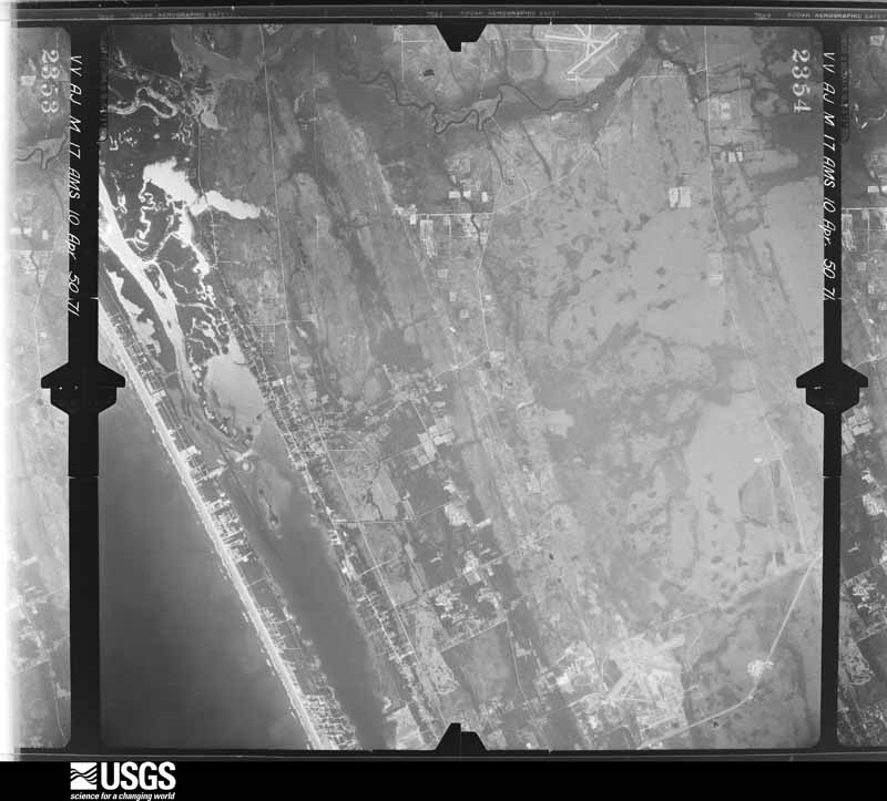 U.S. Geological Survey aerial photograph, 1950-04-10, scale 1:60000