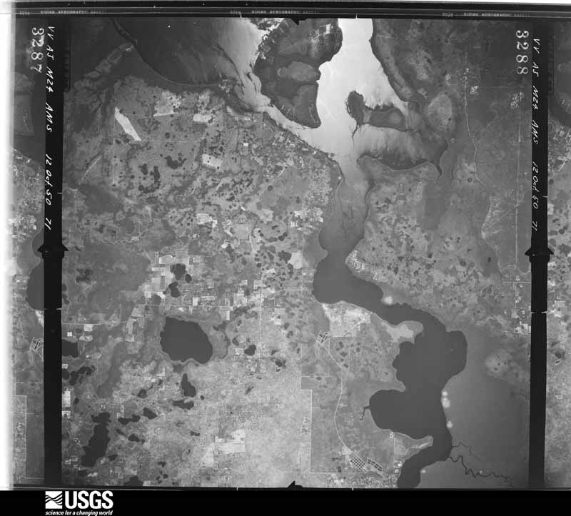 U.S. Geological Survey aerial photograph, 1950-10-12, scale 1:60000
