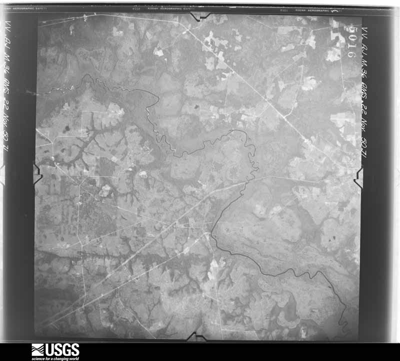 U.S. Geological Survey aerial photograph, 1950-11-22, scale 1:59000