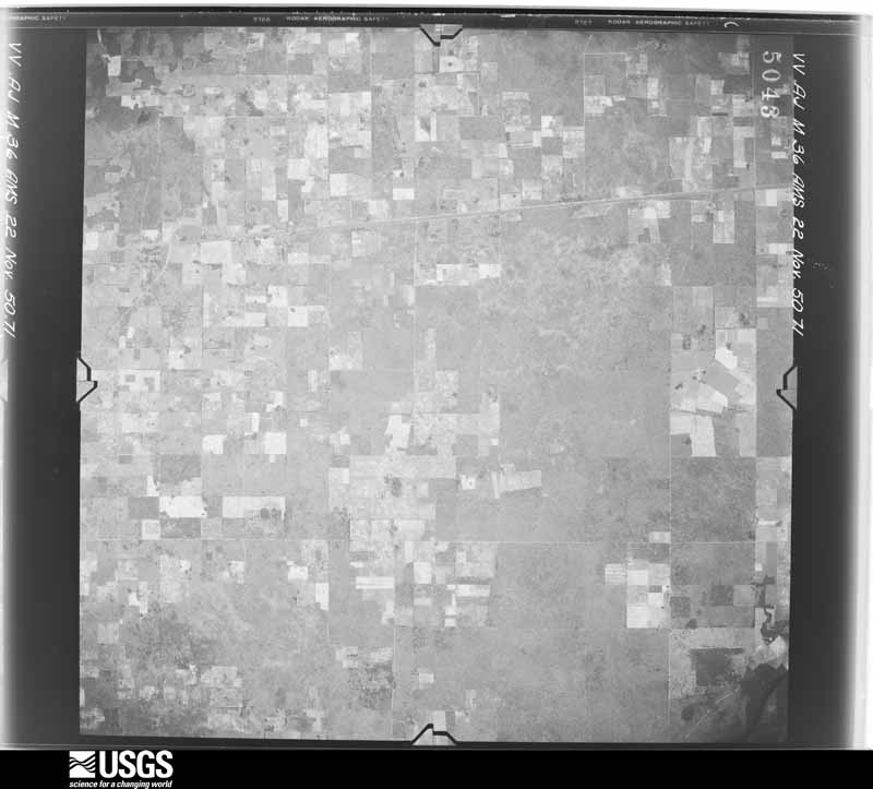 U.S. Geological Survey aerial photograph, 1950-11-22, scale 1:59000