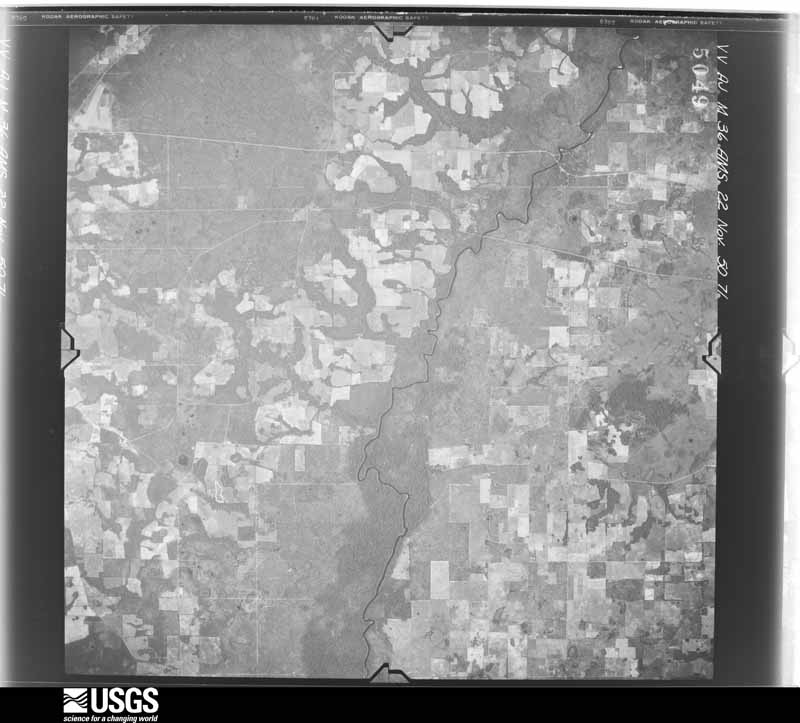 U.S. Geological Survey aerial photograph, 1950-11-22, scale 1:59000