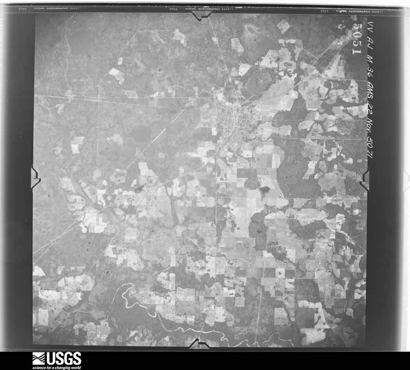 U.S. Geological Survey aerial photograph, 1950-11-22, scale 1:59000