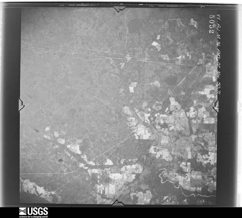 U.S. Geological Survey aerial photograph, 1950-11-22, scale 1:59000