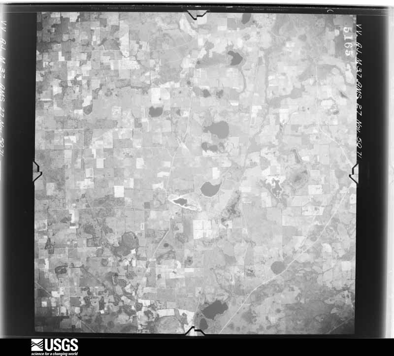 U.S. Geological Survey aerial photograph, 1950-11-27, scale 1:59000