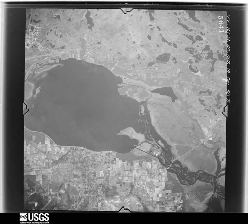 U.S. Geological Survey aerial photograph, 1950-12-19, scale 1:60000