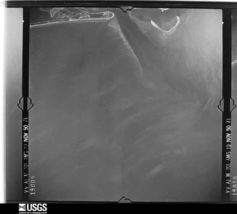 U.S. Geological Survey aerial photograph, 1950-11-19, scale 1:60000