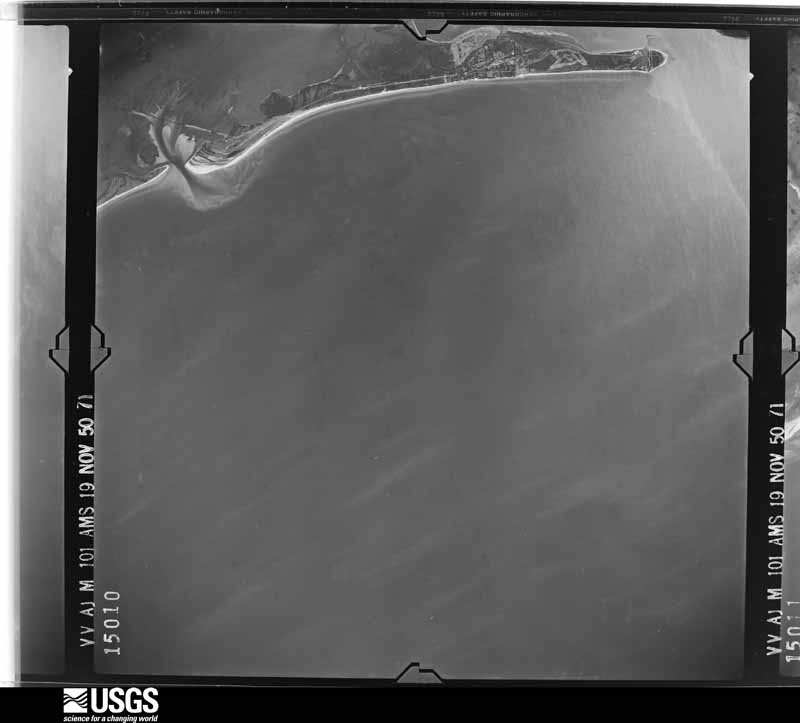 U.S. Geological Survey aerial photograph, 1950-11-19, scale 1:60000