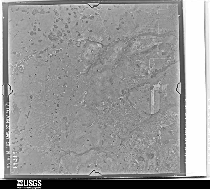U.S. Geological Survey aerial photograph, 1950-11-27, scale 1:60000