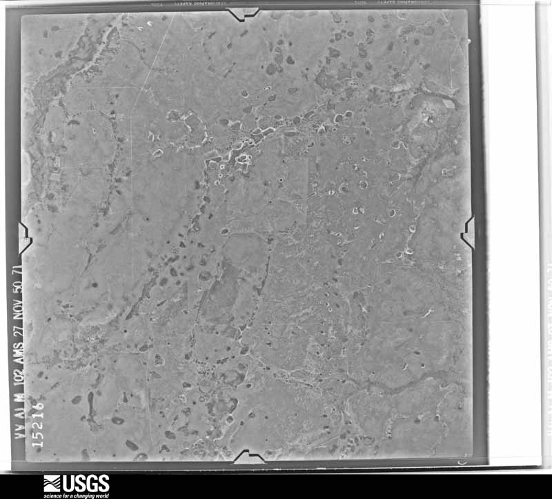 U.S. Geological Survey aerial photograph, 1950-11-27, scale 1:60000