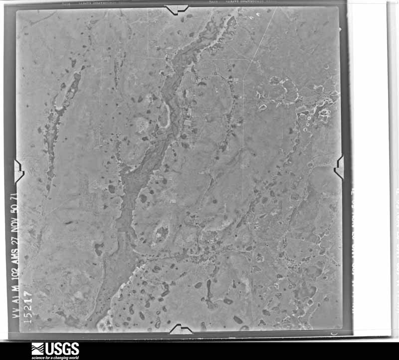 U.S. Geological Survey aerial photograph, 1950-11-27, scale 1:60000
