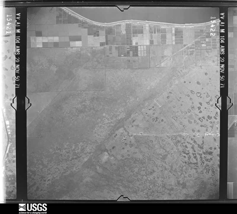 U.S. Geological Survey aerial photograph, 1950-11-29, scale 1:57000