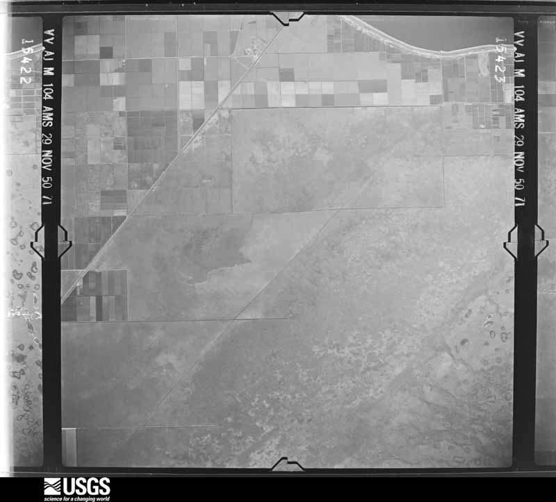 U.S. Geological Survey aerial photograph, 1950-11-29, scale 1:57000