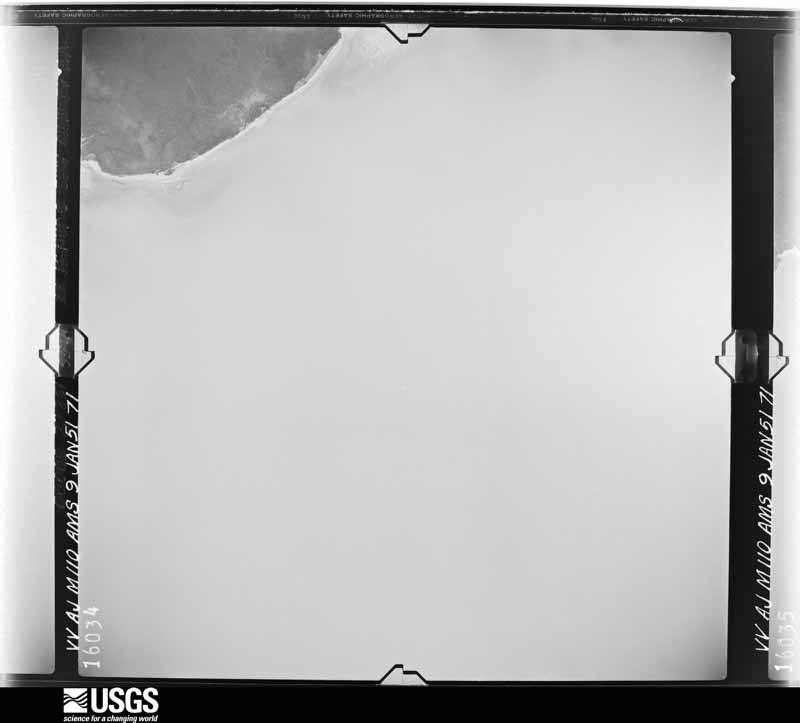 U.S. Geological Survey aerial photograph, 1951-01-09, scale 1:60000
