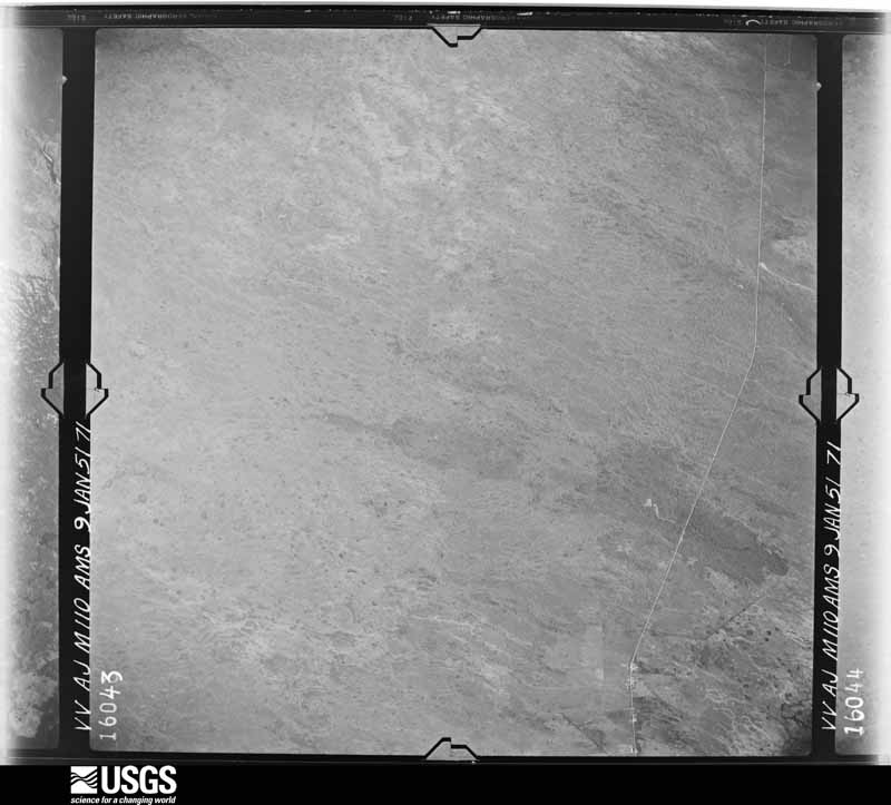 U.S. Geological Survey aerial photograph, 1951-01-09, scale 1:60000