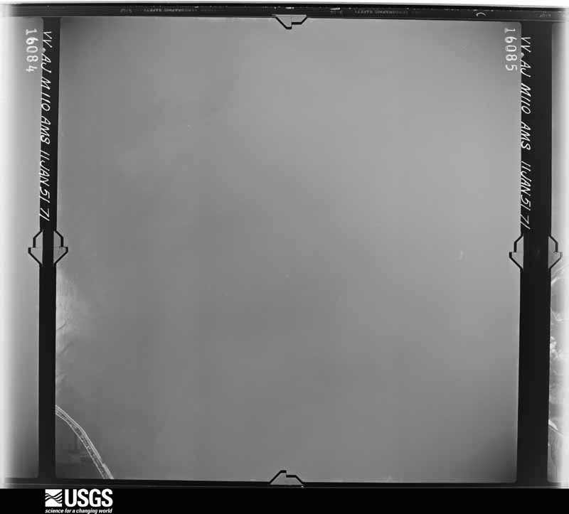 U.S. Geological Survey aerial photograph, 1951-01-11, scale 1:57000