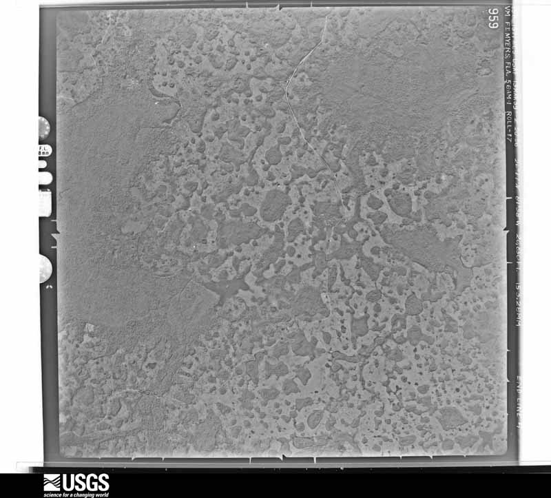 U.S. Geological Survey aerial photograph, 1959-03-13, scale 1:42265