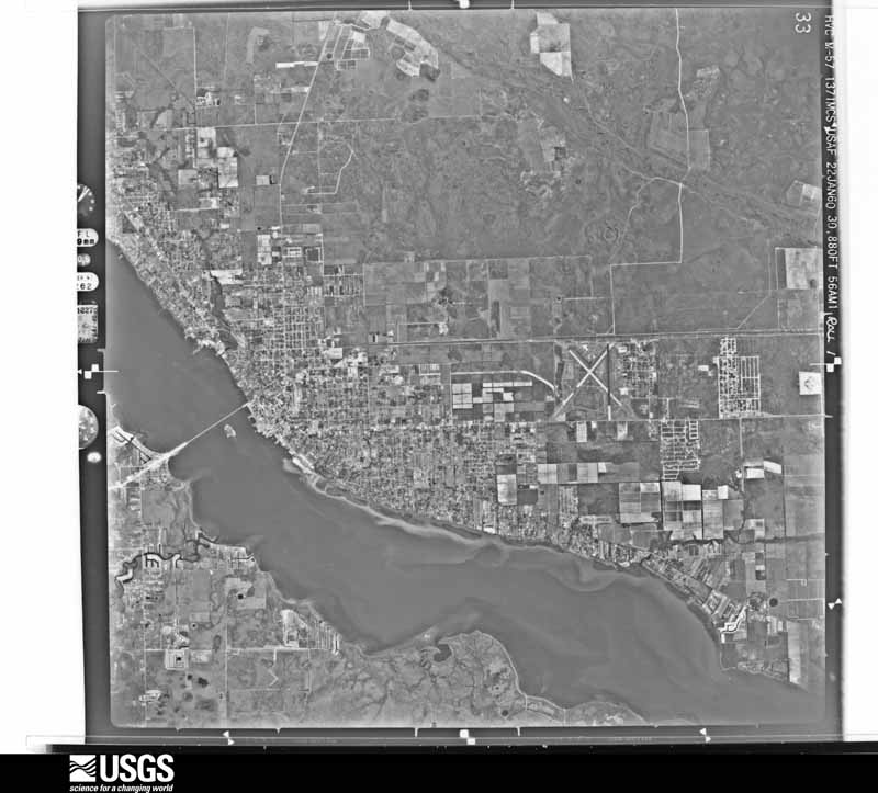 U.S. Geological Survey aerial photograph, 1960-01-22, scale 1:60481