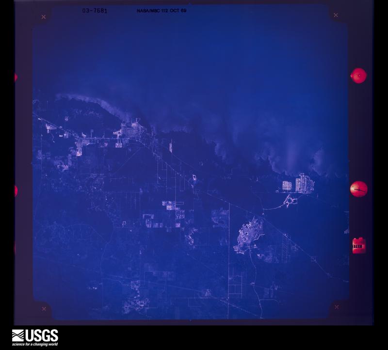 U.S. Geological Survey aerial photograph, 1969-10-14, scale 1:123300