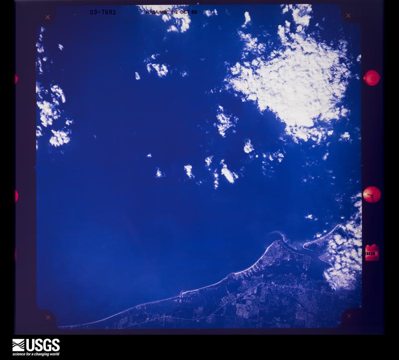 U.S. Geological Survey aerial photograph, 1969-10-14, scale 1:124783
