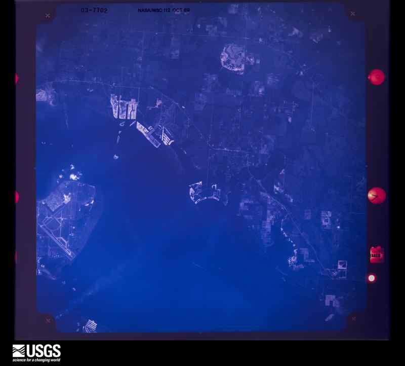 U.S. Geological Survey aerial photograph, 1969-10-14, scale 1:125347