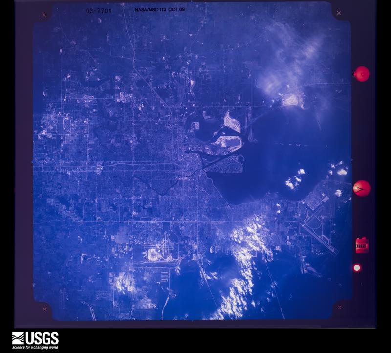 U.S. Geological Survey aerial photograph, 1969-10-14, scale 1:128080