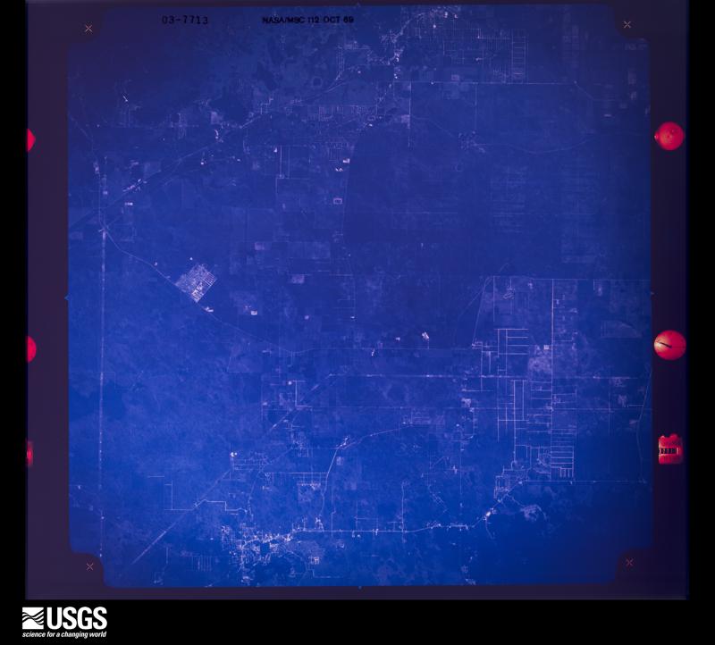 U.S. Geological Survey aerial photograph, 1969-10-14, scale 1:128080