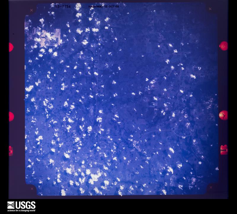 U.S. Geological Survey aerial photograph, 1969-10-14, scale 1:123695