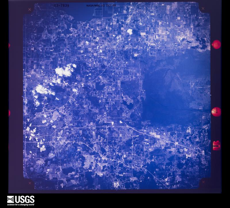U.S. Geological Survey aerial photograph, 1969-10-14, scale 1:124594