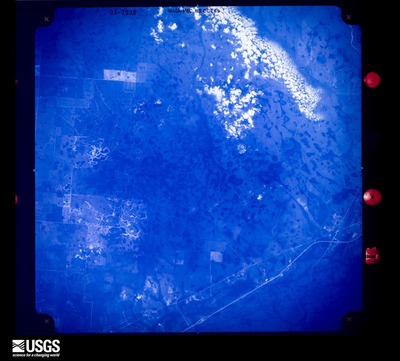 U.S. Geological Survey aerial photograph, 1969-10-15, scale 1:122075
