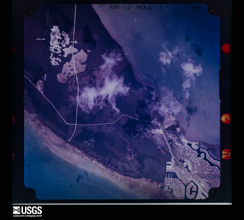 U.S. Geological Survey aerial photograph, 1970-03-09, scale 1:23913