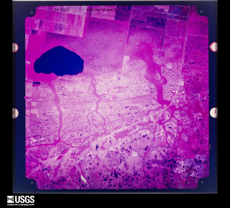 U.S. Geological Survey aerial photograph, 1970-03-24, scale 1:123561