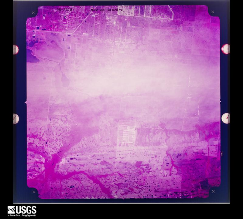 U.S. Geological Survey aerial photograph, 1970-03-24, scale 1:124664