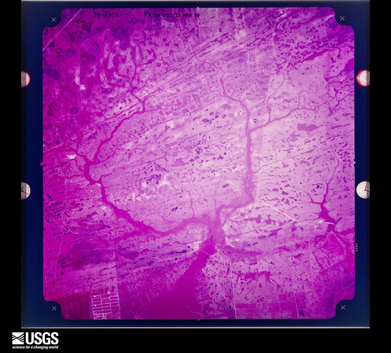U.S. Geological Survey aerial photograph, 1970-03-24, scale 1:123035