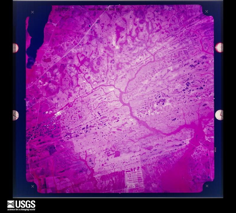 U.S. Geological Survey aerial photograph, 1970-03-24, scale 1:123035
