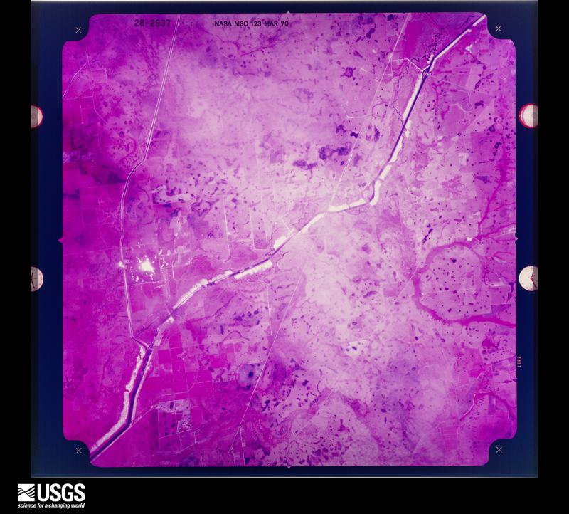 U.S. Geological Survey aerial photograph, 1970-03-24, scale 1:126336
