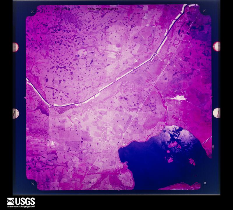 U.S. Geological Survey aerial photograph, 1970-03-24, scale 1:122520