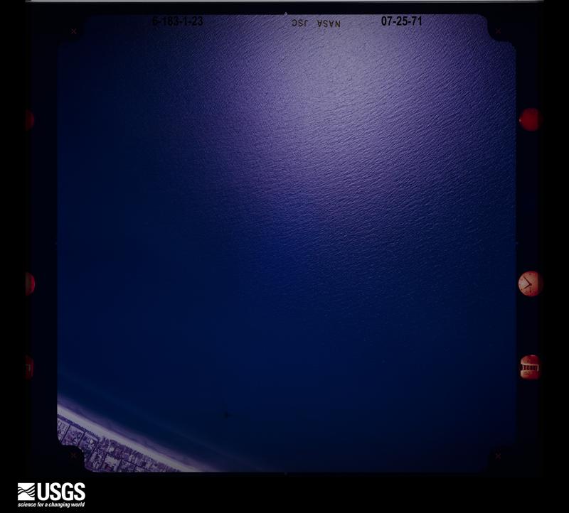 U.S. Geological Survey aerial photograph, 1971-07-25, scale 1:10064