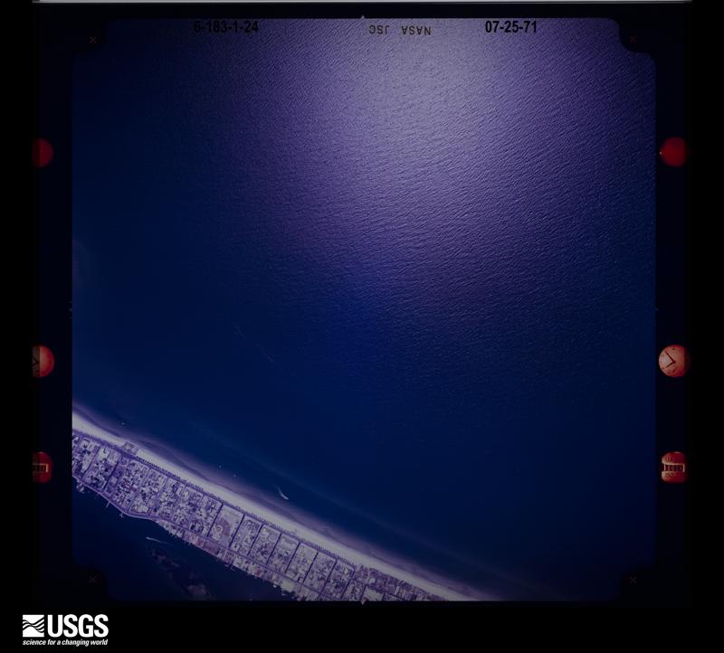 U.S. Geological Survey aerial photograph, 1971-07-25, scale 1:10064