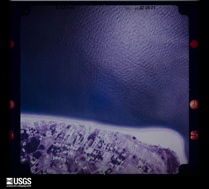 U.S. Geological Survey aerial photograph, 1971-07-25, scale 1:4029