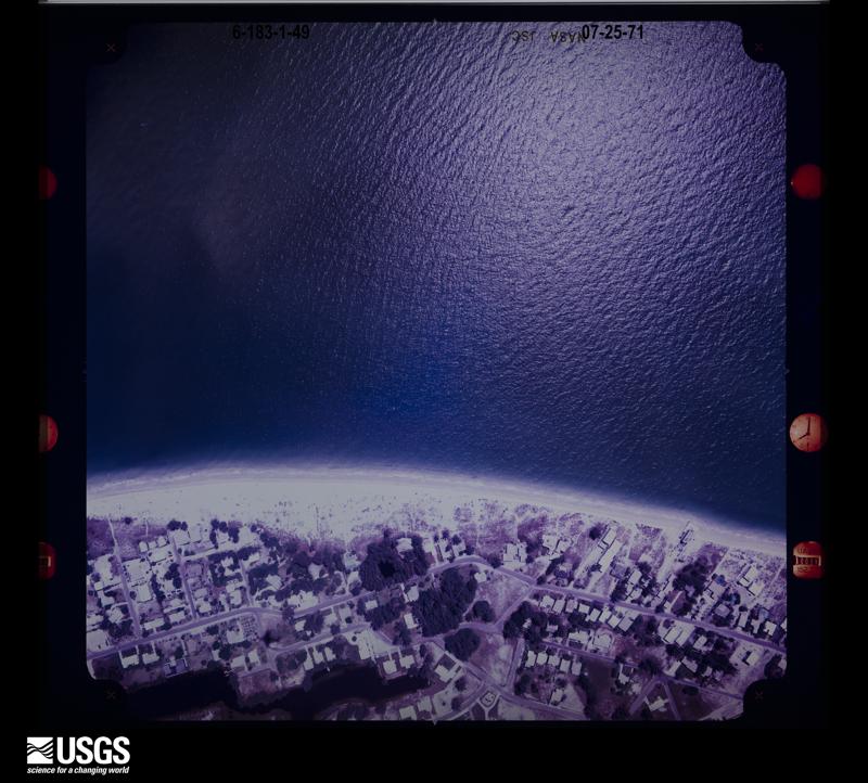 U.S. Geological Survey aerial photograph, 1971-07-25, scale 1:4029