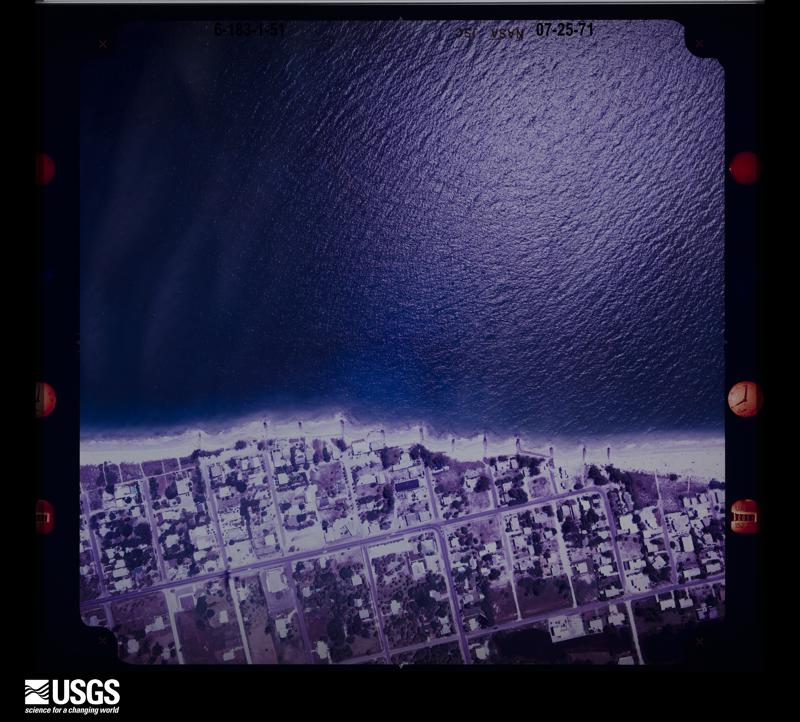 U.S. Geological Survey aerial photograph, 1971-07-25, scale 1:4029