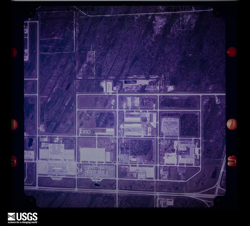U.S. Geological Survey aerial photograph, 1971-07-25, scale 1:9980