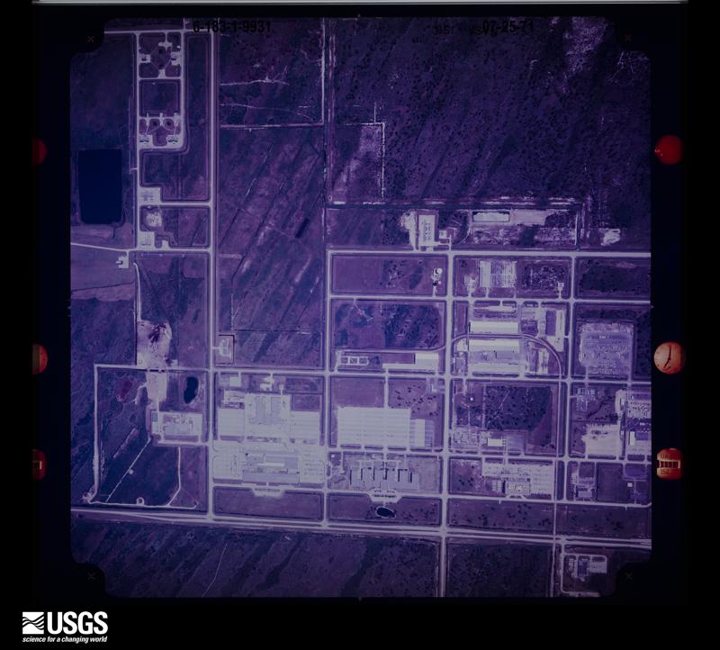 U.S. Geological Survey aerial photograph, 1971-07-25, scale 1:9980