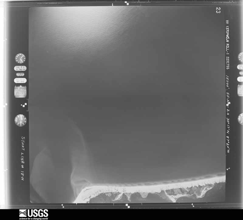 U.S. Geological Survey aerial photograph, 1956-10-23, scale 1:30000