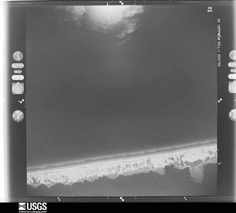 U.S. Geological Survey aerial photograph, 1955-10-23, scale 1:30000